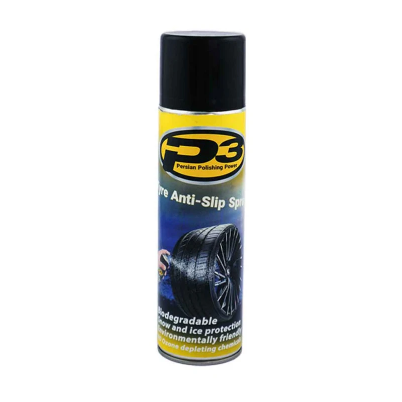 اسپری زنجیر چرخ پی سه مدل Tyre anti-slip حجم 500 میلی لیتر