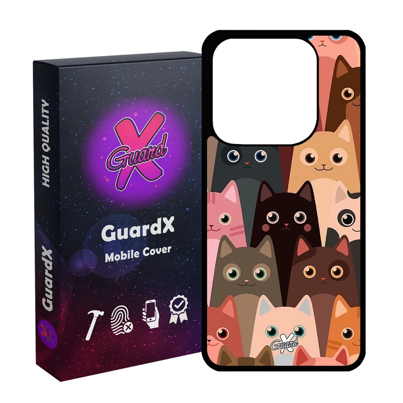 کاور گارد ایکس طرح Cat مدل 10067 مناسب برای گوشی موبایل شیائومی Redmi Note 14 4G