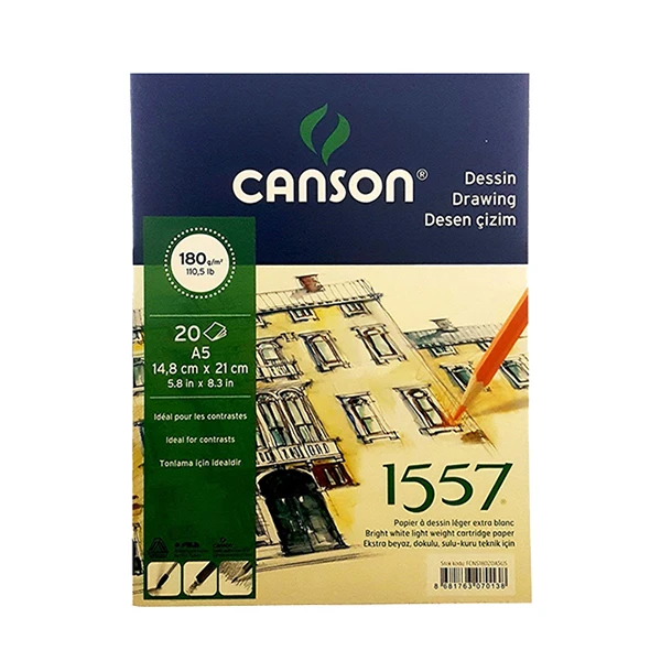 دفتر طراحی 20 برگ کانسون مدل 1557