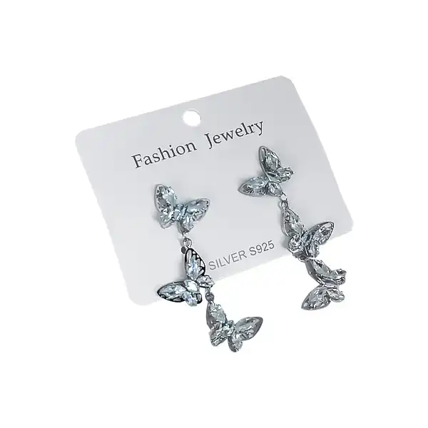 گوشواره زنانه مدل پروانه کد 5007