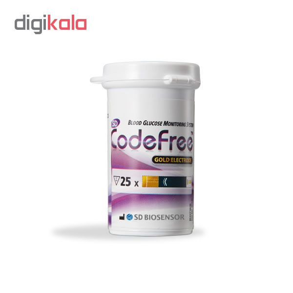 نوار تست قند خون اس دی بایوسنسور مدل codefree