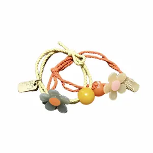 کش مو زنانه مدل flower orange بسته 2 عددى