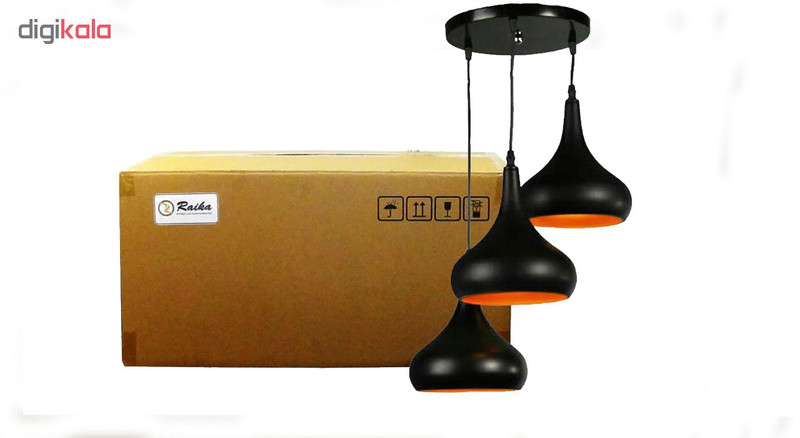 چراغ آویز رایکا مدل شیپوری کد ROS883
