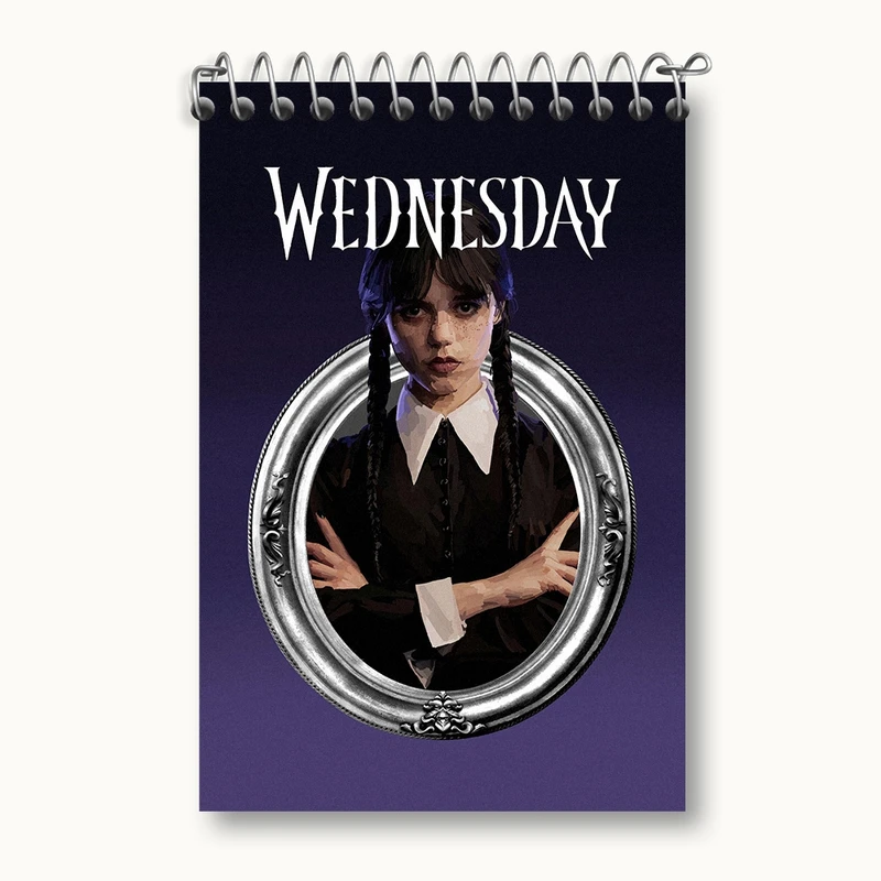 دفتر یادداشت 50 برگ خندالو مدل ونزدی (Wednesday) کد F2463