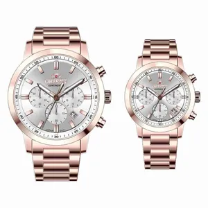 ست ساعت مچی عقربه‌ای کوارتز زنانه و مردانه اورینت کانتیننتال مدل 0117-5