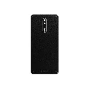 MAHOOT Black-Suede Cover Sticker for Nokia 8