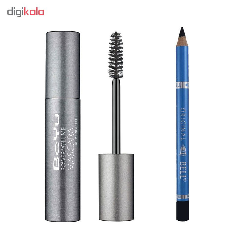 پک ریمل حجم دهنده بیو مدل Power Volume به همراه مداد چشم بل مدل Waterproof Long Lasting