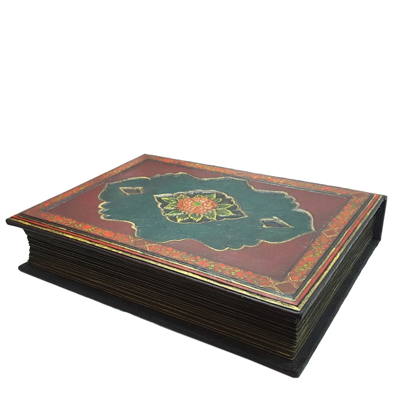 جعبه جواهر چوبی مدل  پاپیه ماشه کد J1D2C1