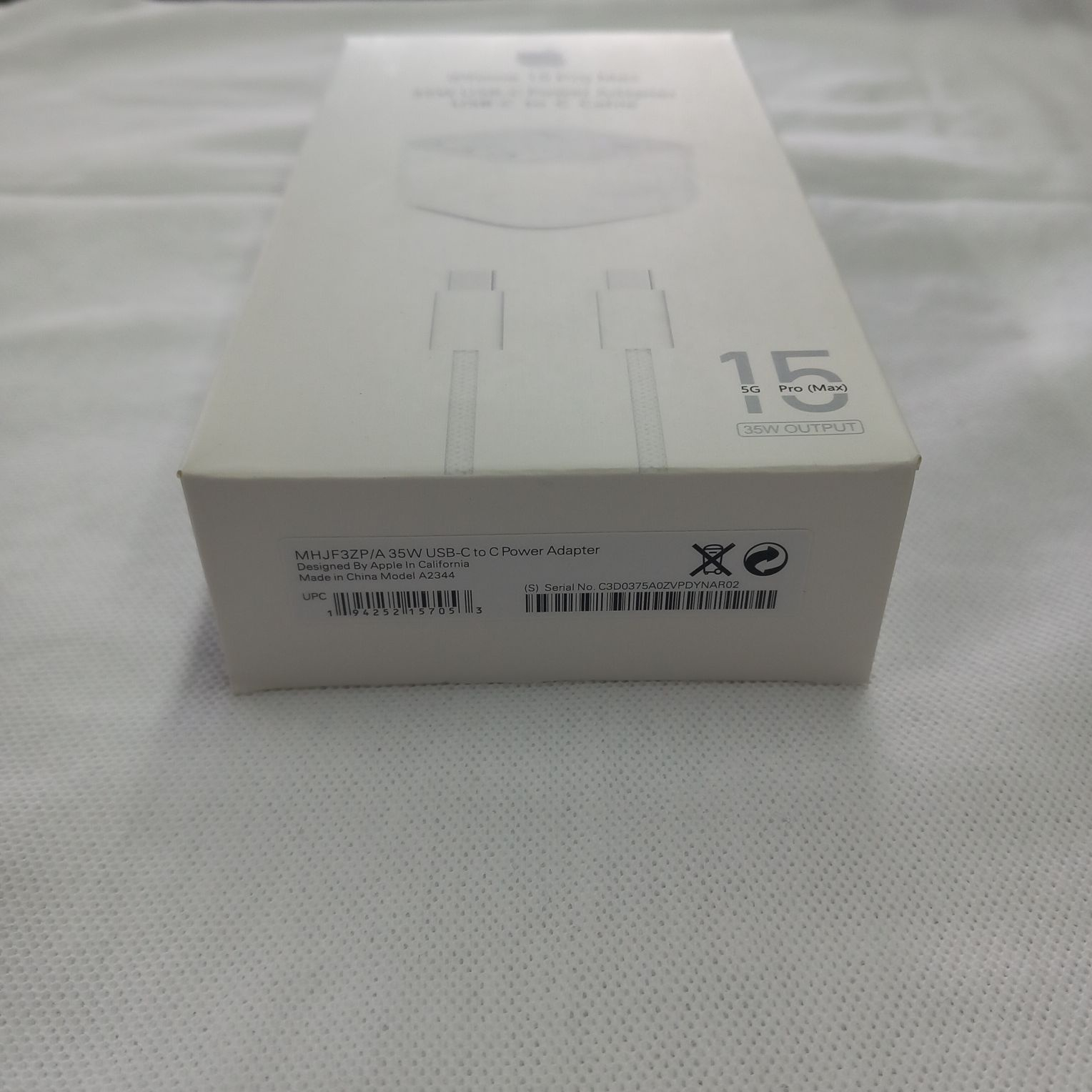 شارژر دیواری 35 وات مدل 15 pro max به همراه کابل USB-C