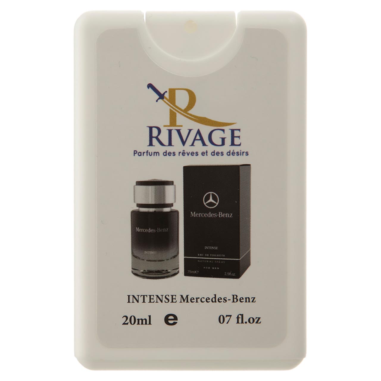عطر جیبی ریواج مدل Intense Mercedes-Benz حجم 20میلی لیتر