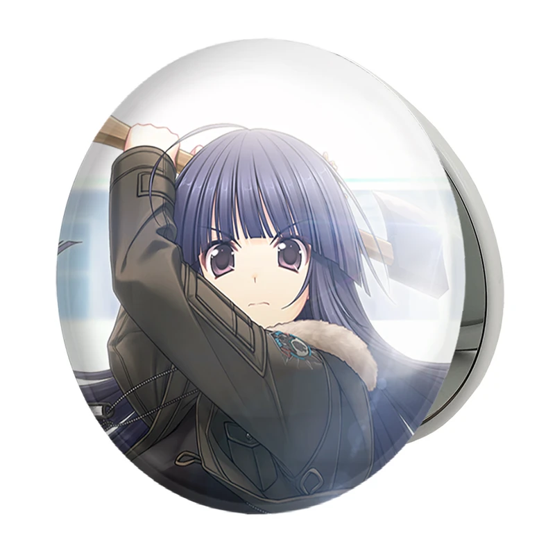 آینه جیبی خندالو طرح بازی Muv Luv مدل تاشو کد 35298