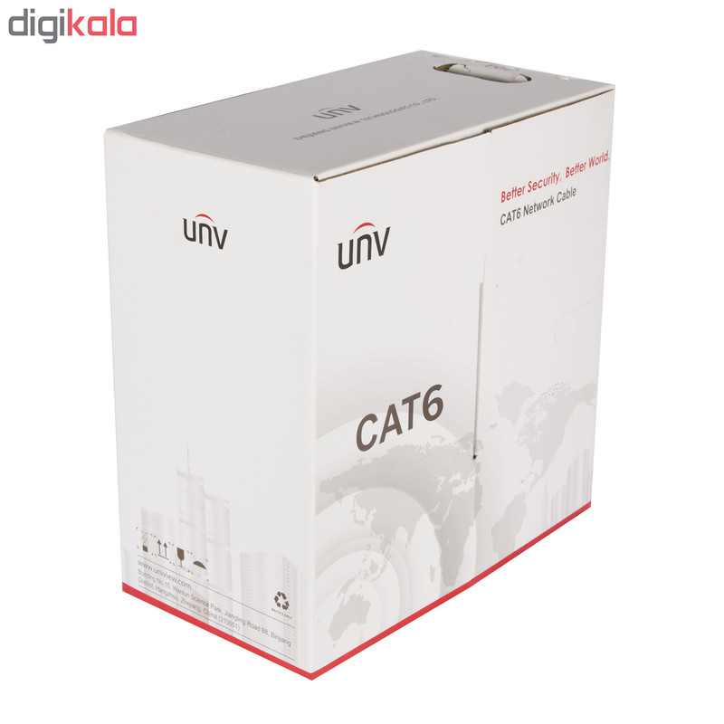 کابل شبکه یو ان وی طول 305 متر نوع CAT6 UTP