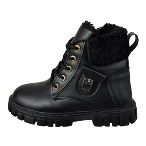 نیم‌بوت دخترانه مدل بندی زیپی BK.3735