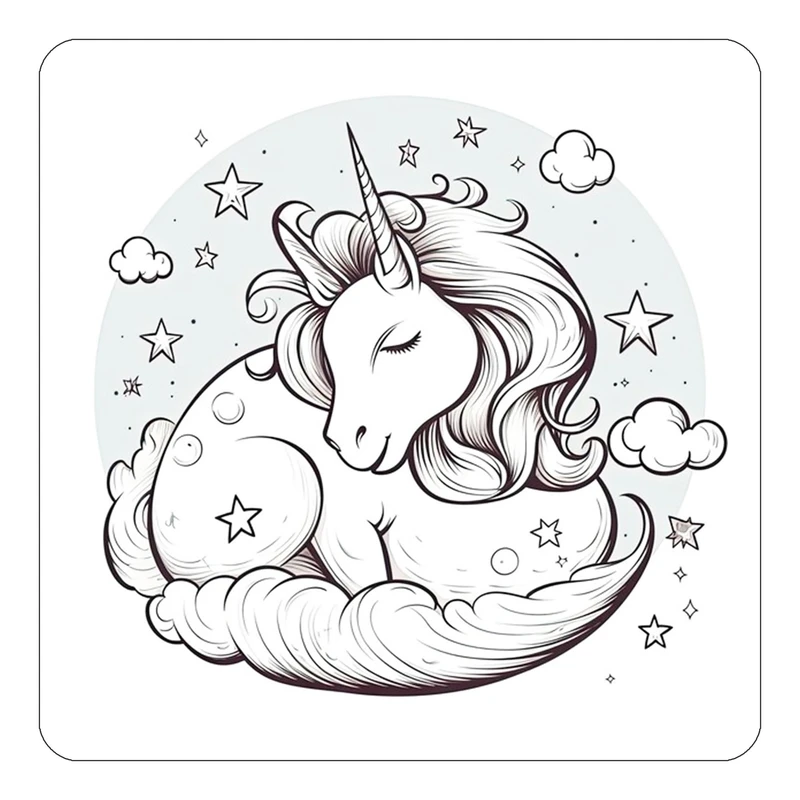 مگنت کاکتی طرح اسب تک شاخ و یونیکورن مدل mp32749