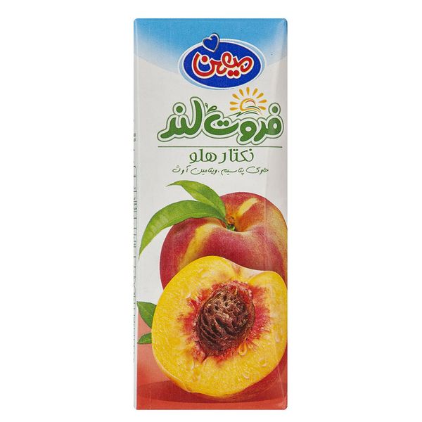 نکتار هلو میهن مقدار 200 میلی لیتر نکتار هلو میهن مقدار 200 میلی لیتر