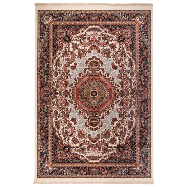 گبه ماشینی دنیای فرش کد 545K زمینه کرم گبه ماشینی دنیای فرش کد 545K زمینه کرم
