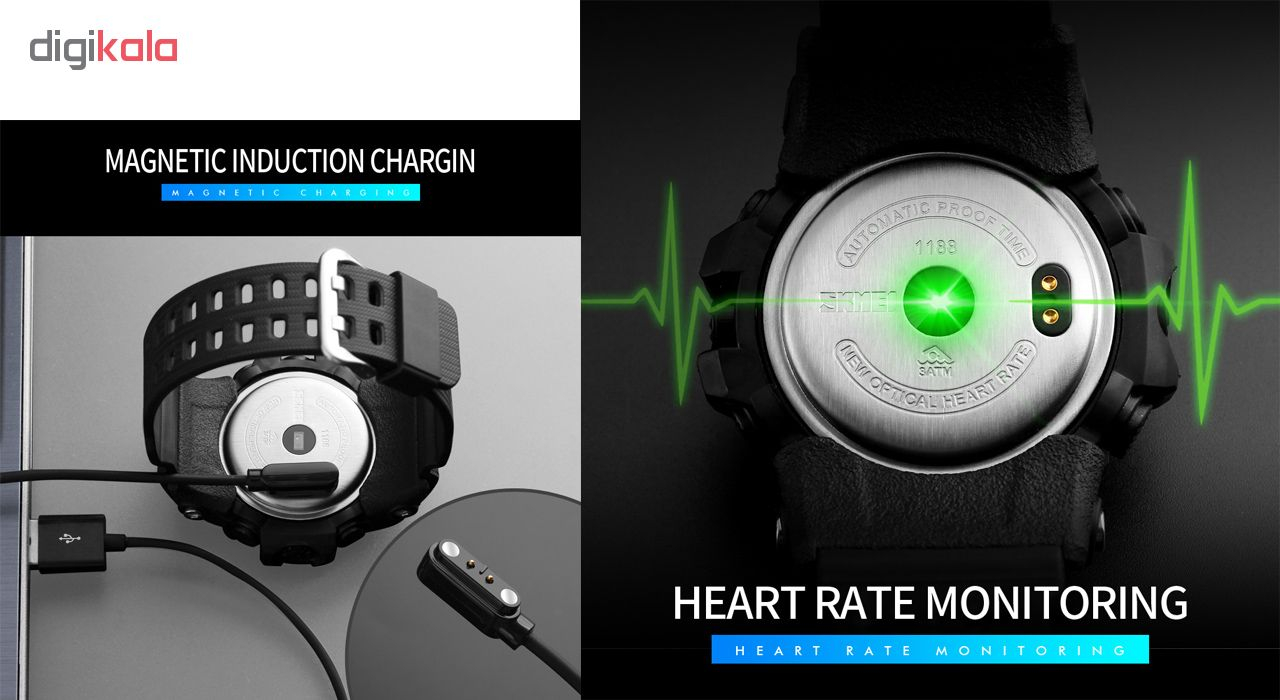 ساعت مچی دیجیتالی مردانه اسکمی مدل 1188 کد 01 