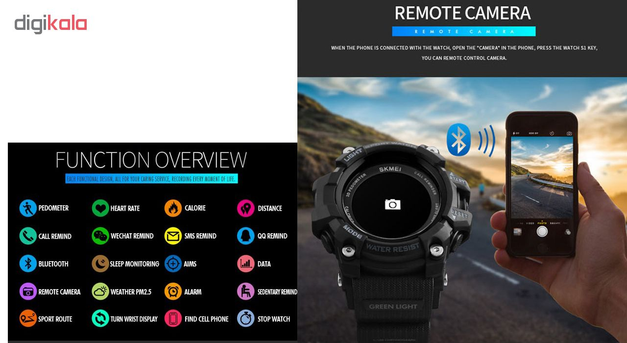 ساعت مچی دیجیتالی مردانه اسکمی مدل 1188 کد 01 