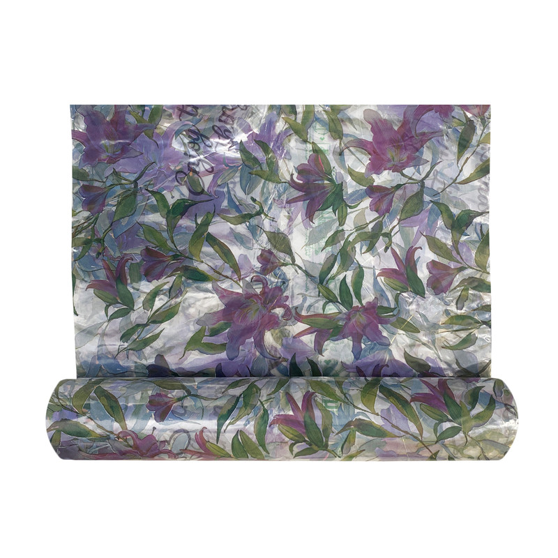 سفره یکبار مصرف کوالا مدل کریستال طرح گل رول 15 متری