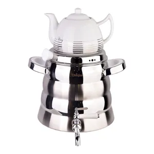 کتری و قوری یونیک کد 7248 گنجایش کتری 5.5 لیتر گنجایش قوری 1 لیتر