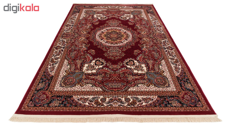 گبه ماشینی دنیای فرش کد 545R زمینه روناسی