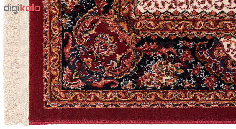 گبه ماشینی دنیای فرش کد 545R زمینه روناسی