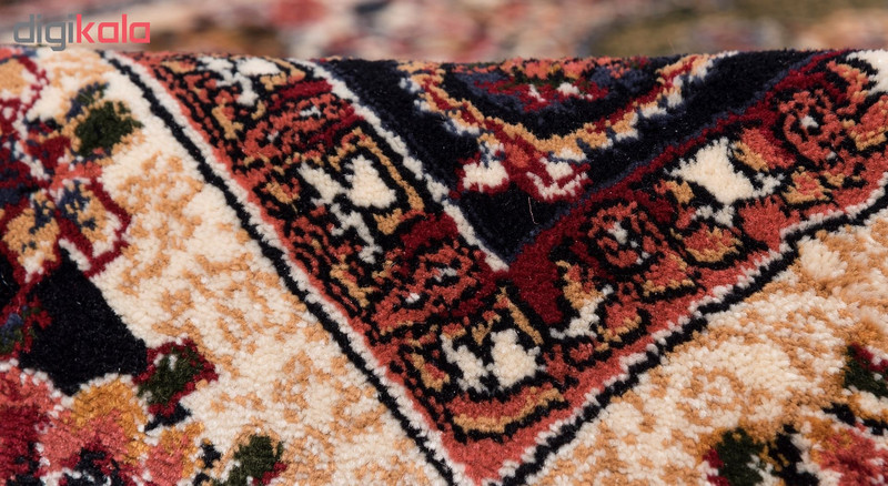 گبه ماشینی دنیای فرش کد 546GR زمینه سبز