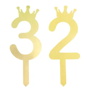 تاپر کیک هانستو مدل عدد 32 کد TPN32 بسته 2 عددی