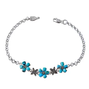     دستبند نقره زنانه بازرگانی میلادی کد DP_137