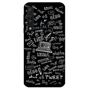 Megafone Social Media 1898 Cover For Motorola Moto G8 Play