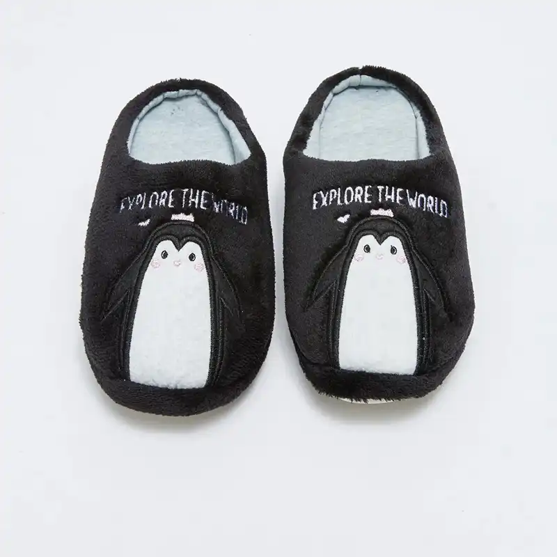 دمپایی حوله ای زنانه ال سی وایکیکی مدل تنفسی استپ دار