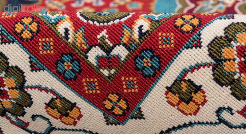 عکس شماره 5 : گلیم ماشینی دنیای فرش طرح کتیبه کد 412