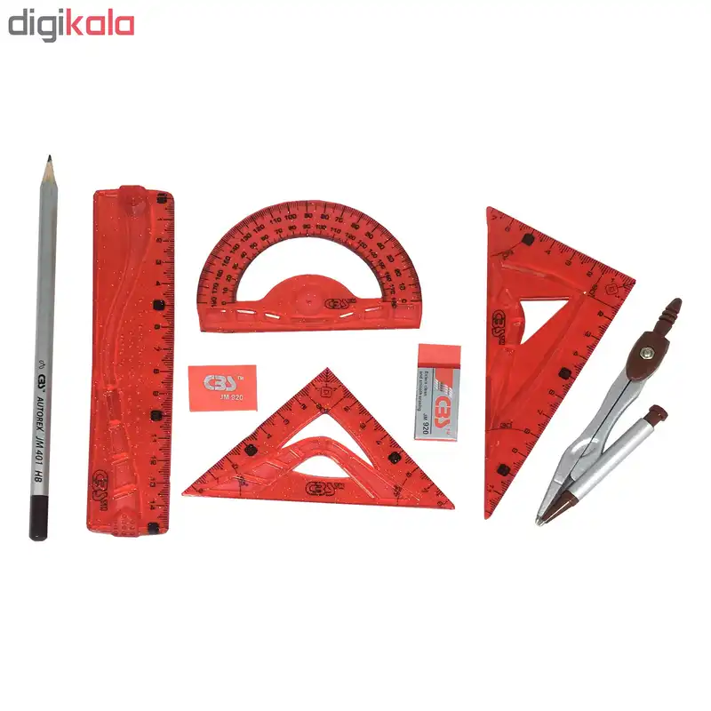 ست خط کش و پرگار سی بی اس مدل NA