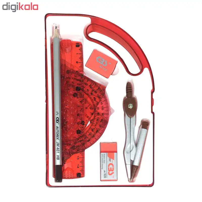 ست خط کش و پرگار سی بی اس مدل NA