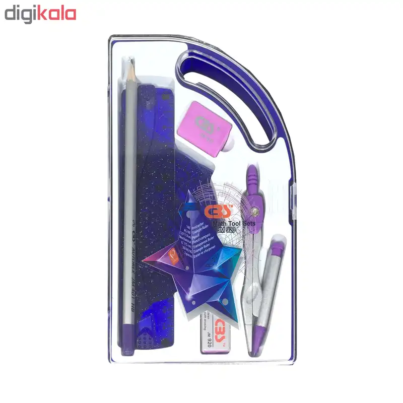 ست خط کش و پرگار سی بی اس مدل NA