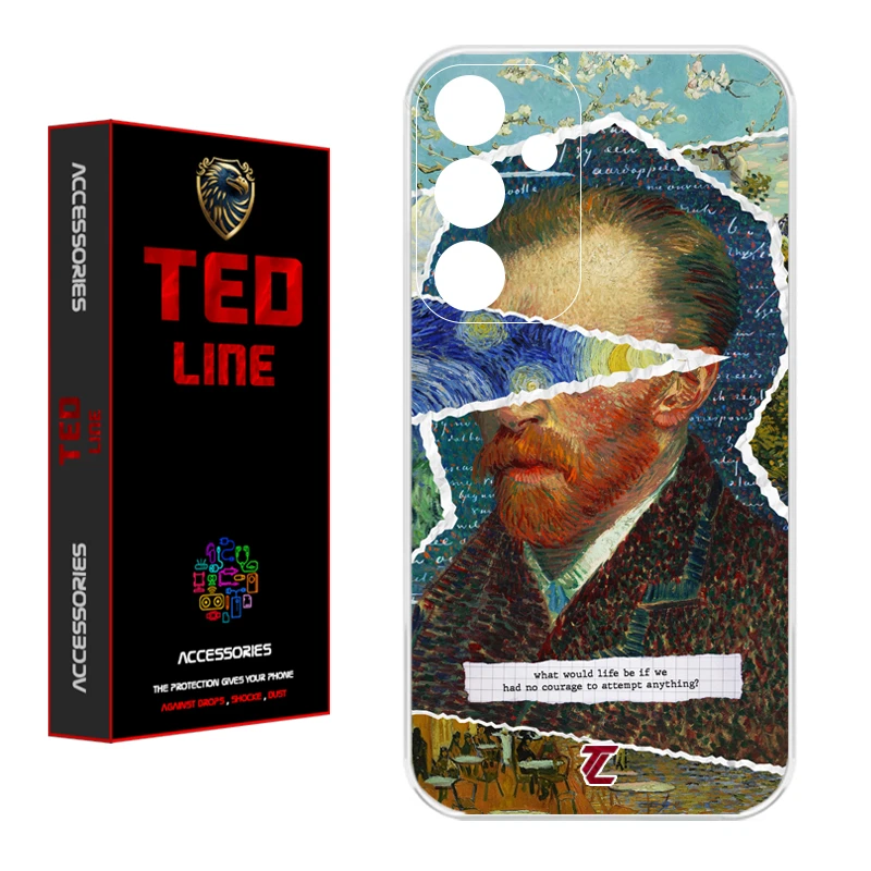 کاور تد لاین طرح ونگوگ کد 1115 مناسب برای گوشی موبایل سامسونگ Galaxy A36 / A56