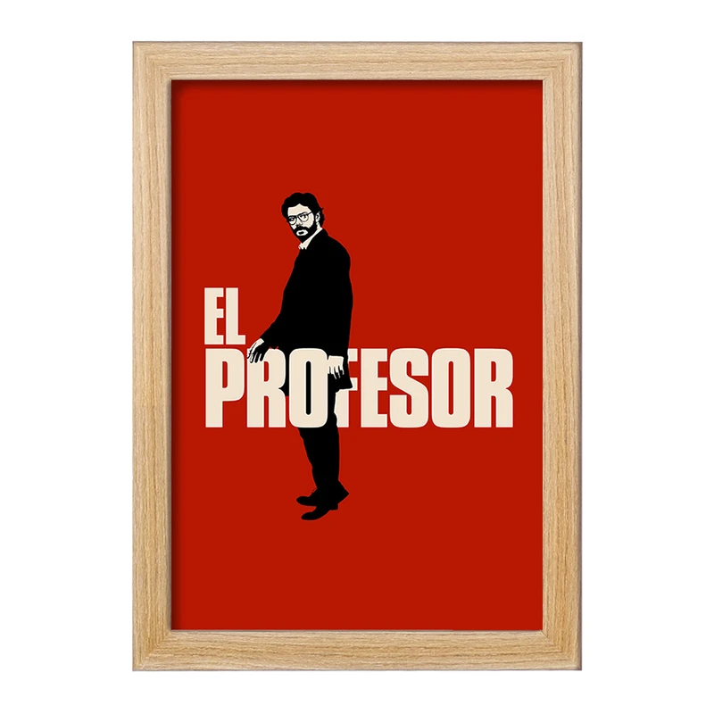 تابلو خندالو مدل پروفسور سریال خانه ی کاغذی کد F1715