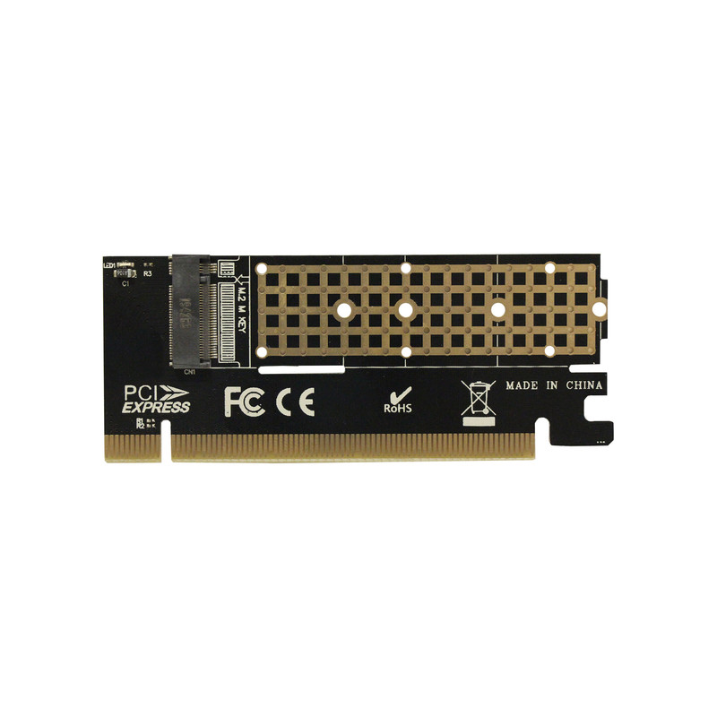 کارت توسعه PCI-E express افزایش M.2 M KEY مدل SSD Adapter X16