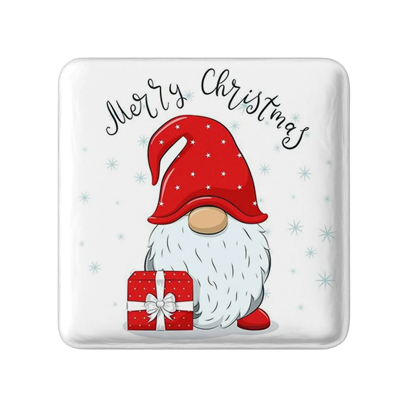 مگنت خندالو طرح کریسمس Christmas  مدل مربعی کد 22153