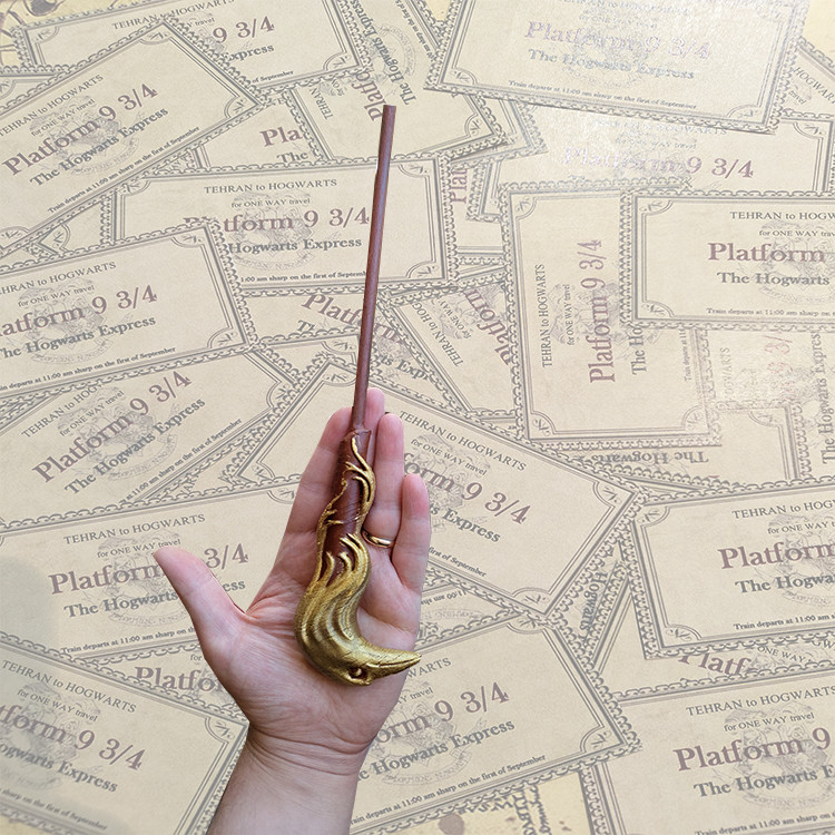 اسباب بازی زینتی مدل چوبدستی هری پاتر طرح Eagle