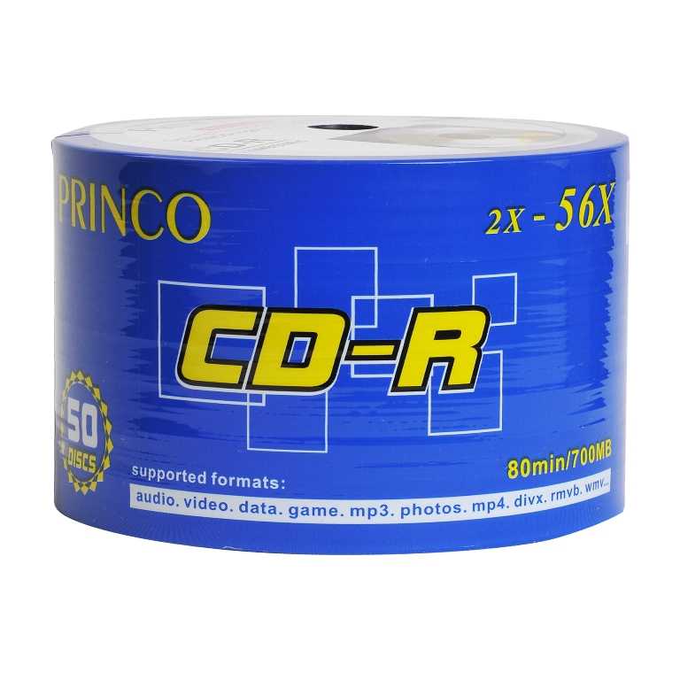 سی دی خام پرینکو باجت مدل CD-R 80 بسته ۵۰ عددی