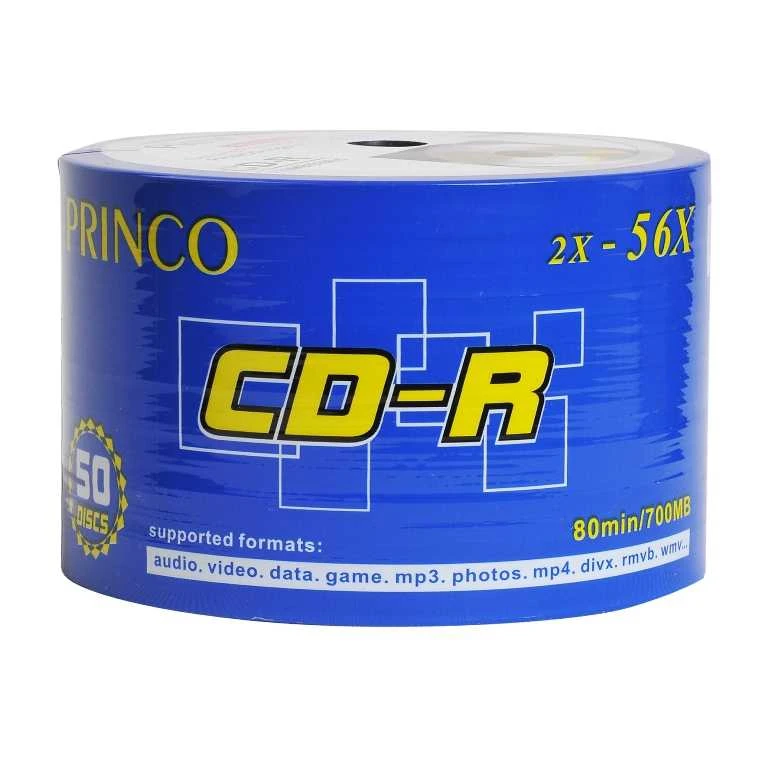 سی دی خام پرینکو باجت مدل cd-r 80 بسته ۵۰ عددی