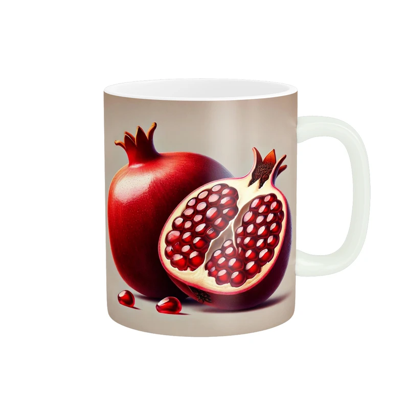 ماگ پاد آفرین مدل فانتزی طرح پاییزی شب یلدا شب چله انار کد p11657