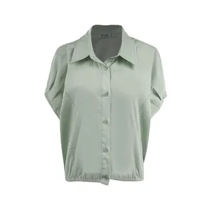 شومیز آستین کوتاه زنانه سرژه مدل 207360