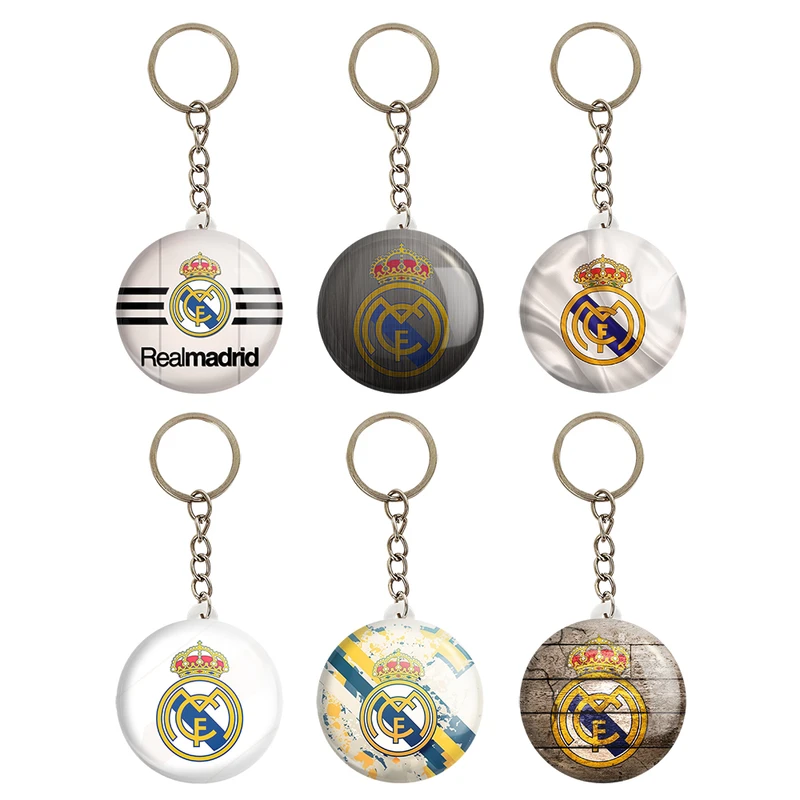 جاکلیدی خندالو مدل باشگاه رئال مادرید Real Madrid کد 1696A مجموعه 6 عددی