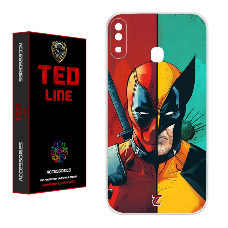 کاور تد لاین طرح ددپول و ولورین کد 1134 مناسب برای گوشی موبایل سامسونگ Galaxy A20 / A30