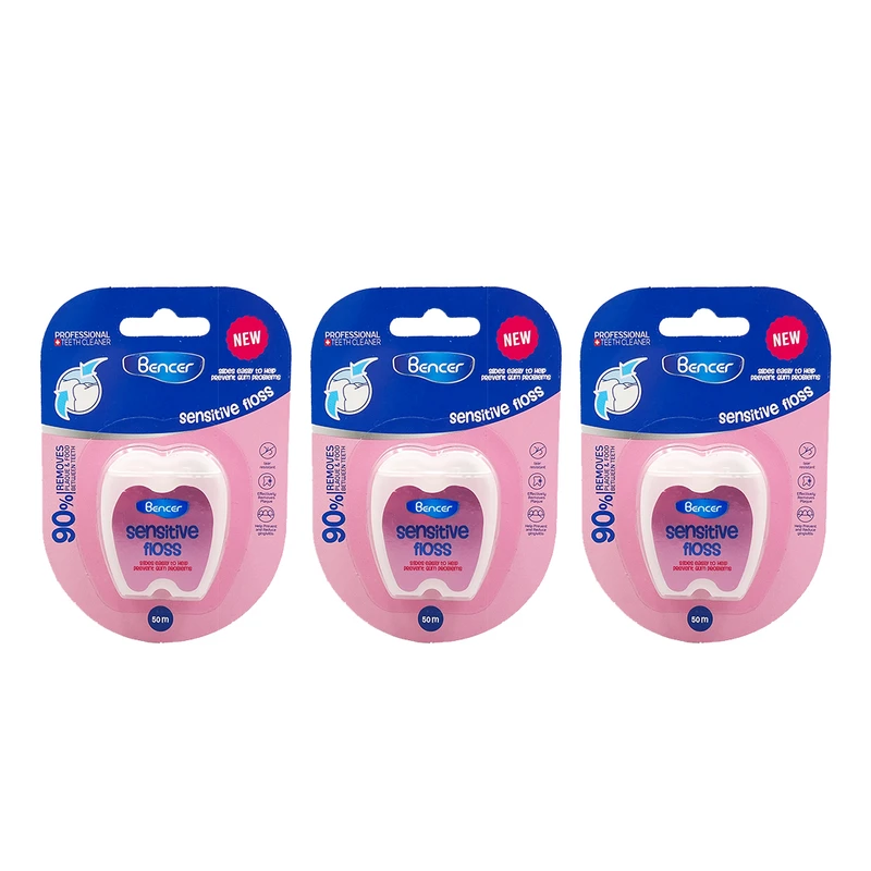 نخ دندان بنسر مدل سنسیتیو بسته 3 عددی