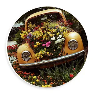   دیوارکوب طرح فولکس و بوته های گل مدل wtb799