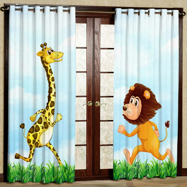 پرده مدل مخمل پانچی کد 7141 سایز 280x140 سانتی متر