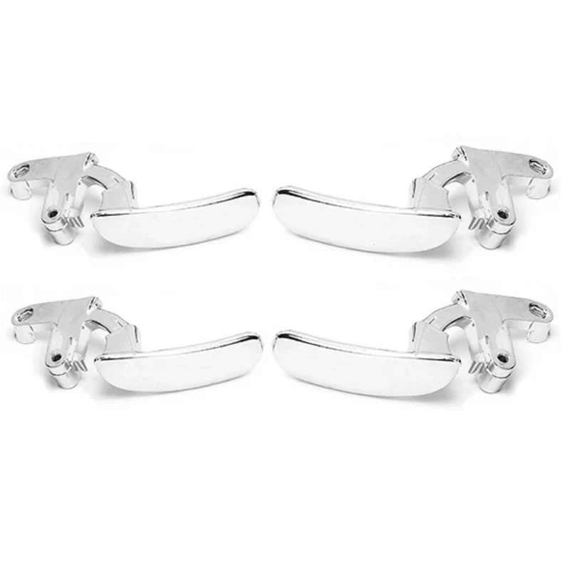 دستگیره درب کار پلاس تیونینگ مدل براق مناسب برای پژو 206 و 207 بسته 4 عددی